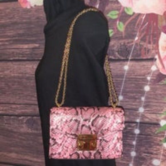 MICHAEL KORS ROSE CARNATION SMALL PYTHON - Picture 2 of 3